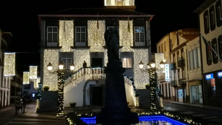 LIVE: Inauguracao da Iluminacao de Natal Ponta Delgada Azores Portugal – 11.11.2022