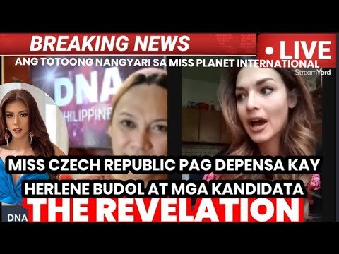 LIVE MISS PLANET INTERNATIONAL CZECH REPUBLIC Pagtanggol nya kay Herlene Budol at mga kandidata