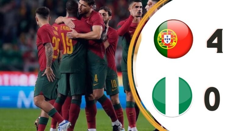 🔴Laga uji coba piala dunia 2022 || Portugal vz Nigeria || 4-0