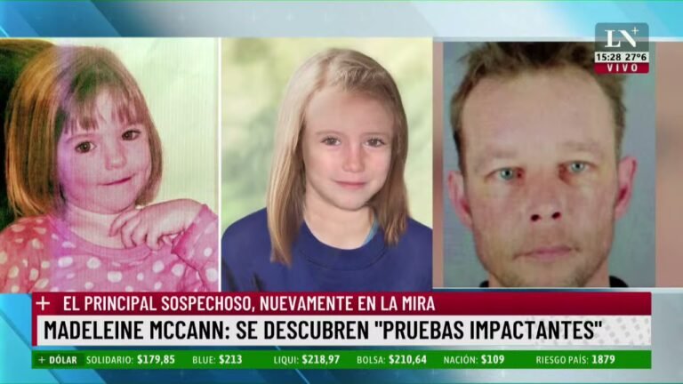 Madelaine Mccann: se descubren "pruebas impactantes"