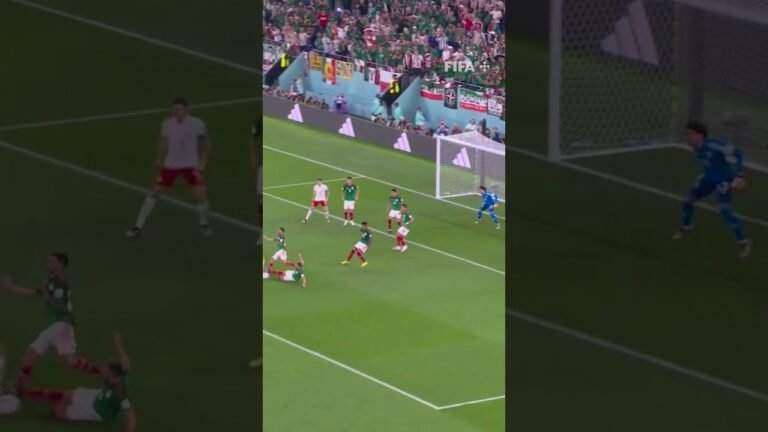 Mexico’s Guillermo Ochoa brilliantly saves Robert Lewandowski’s penalty #ShortsFIFAWorldCup