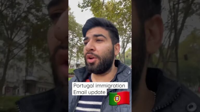 Portugal immigration Email update #shorts