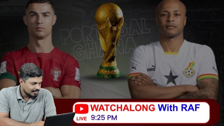 Portugal vs Ghana | Watchalong with Raf & Live Reaction | FIFA World Cup Qatar 2022