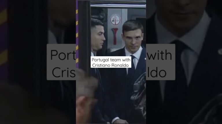 Portugal with Cristiano Ronaldo arrives in Qatar