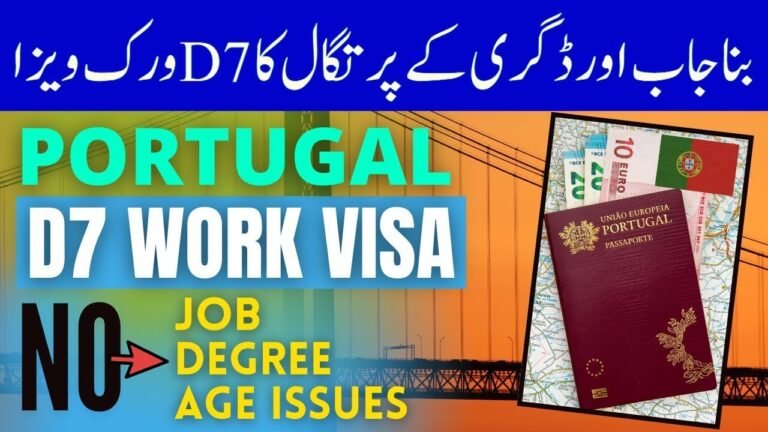 Portugal's D7 Work Visa details and requirements