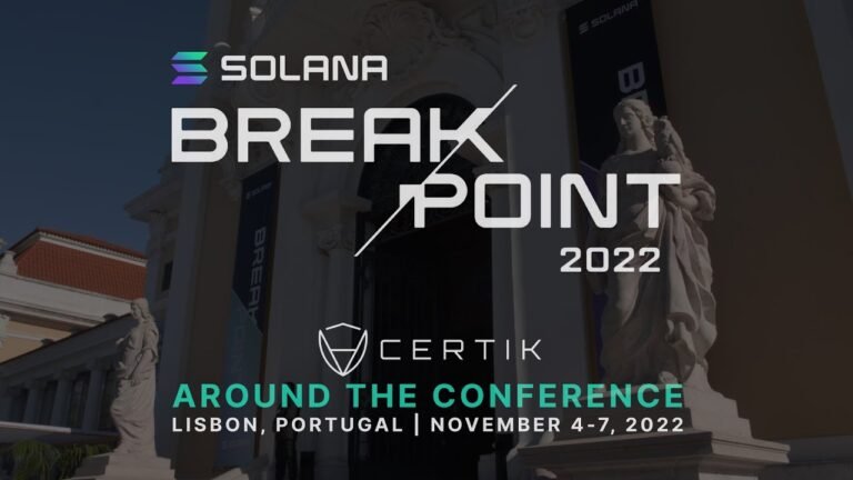 Solana Breakpoint | Lisbon, Portugal | Around the Conference | CertiK