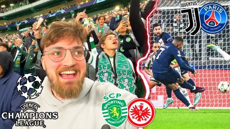 Sporting vs. Frankfurt + Juve vs. PSG – Stadionvlog | 2 SPIELE 1 VIDEO | EMOTIONEN PUR | ViscaBarca