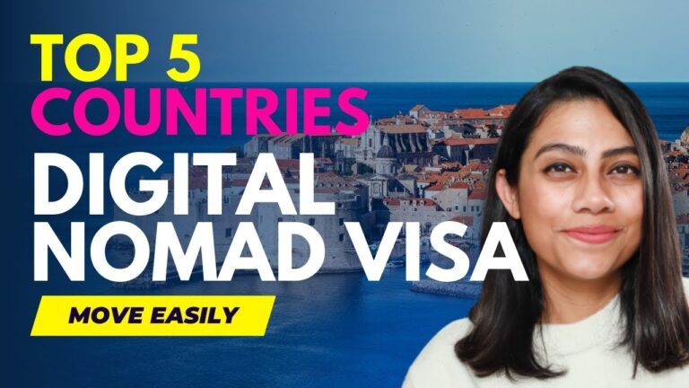 Top 5 Easy Countries to Move without a job if not UK | DIGITAL NOMAD VISA