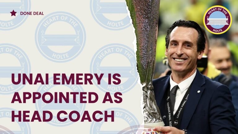 UNAI EMERY becomes ASTON VILLA manager – The Villa Filler Podcast