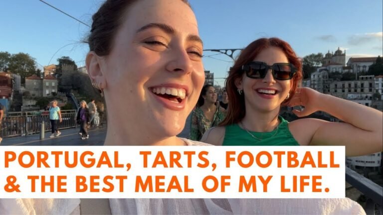 VLOG 2: Portugal, Tarts, Football & The Best Meal Of My Life | Lucy Neville