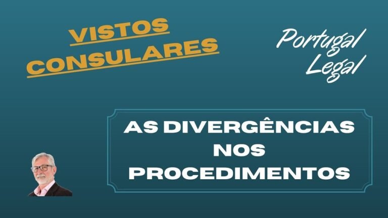 Vistos Consulares   As divergências nos procedimentos Ep  469