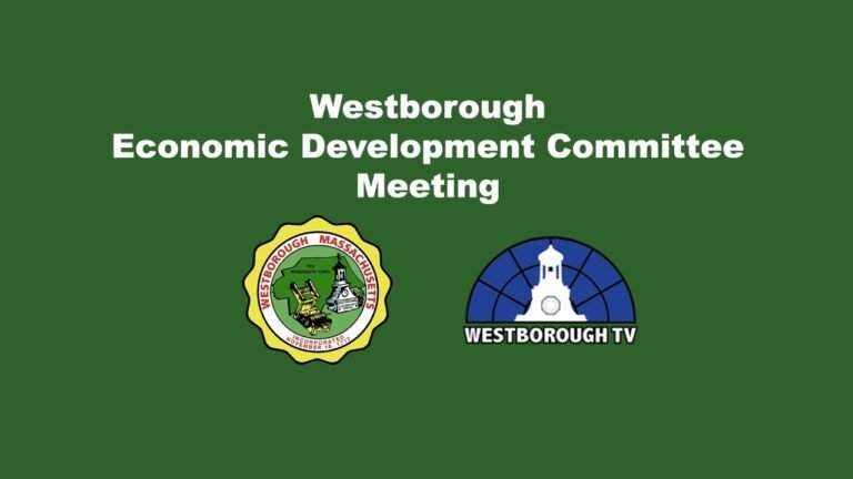 Westborough Economic Development Committee Meeting – November 1, 2022