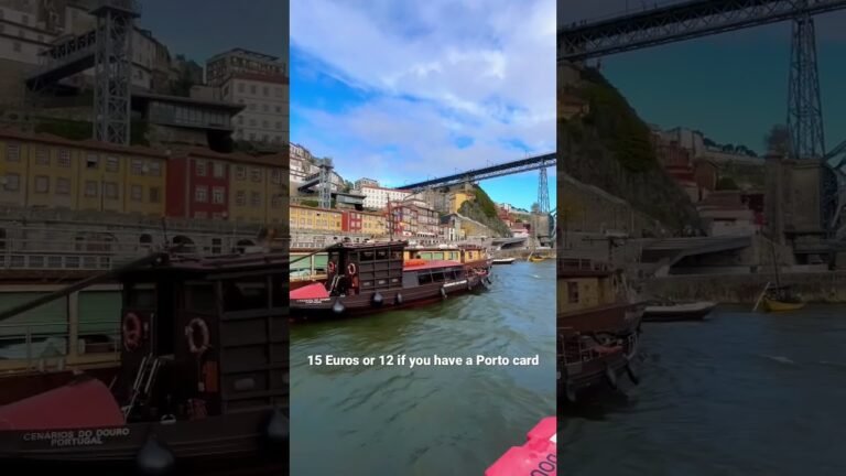 You must do this on your trip to Porto Portugal!! ⛵️ #portoportugal #rivercruise #portugaltravel