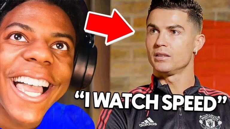 iShowSpeed Reacts To Ronaldo Shouting Him Out