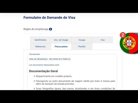 inscription formulaire demande de visa Portugal 🤩عملية تسجيل لأخذ الموعد 😍 بحث  العمل في البرتغال🤩