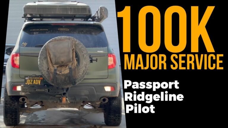 100K Major Service on my Overland Built Honda Passport