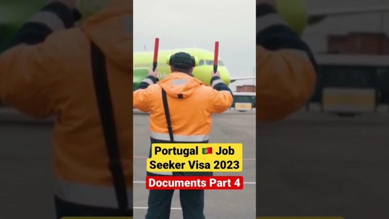 Portugal 🇵🇹 Job Seeker Visa 2023 # Apply from India #shorts #shortvideo #portugal