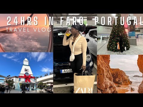 24hrs with us in Portugal! TRAVEL VLOG2022|food, clubs, Hotel,Zara purchases *WE MISSED OUR FLIGHT!*