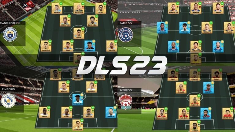 ALINEACIONES ACTUALIZADAS en DLS 23 ✅ +50 Equipos Actualizados en Dream League Soccer 2023 💯