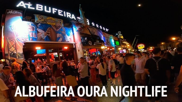 Albufeira Rua da Oura Nightlife – Portugal Summer 2021