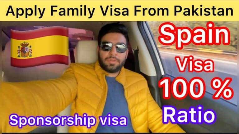 Apply Spain 🇪🇸 Family Visa From Pakistan | Schengen Visa From pakistan