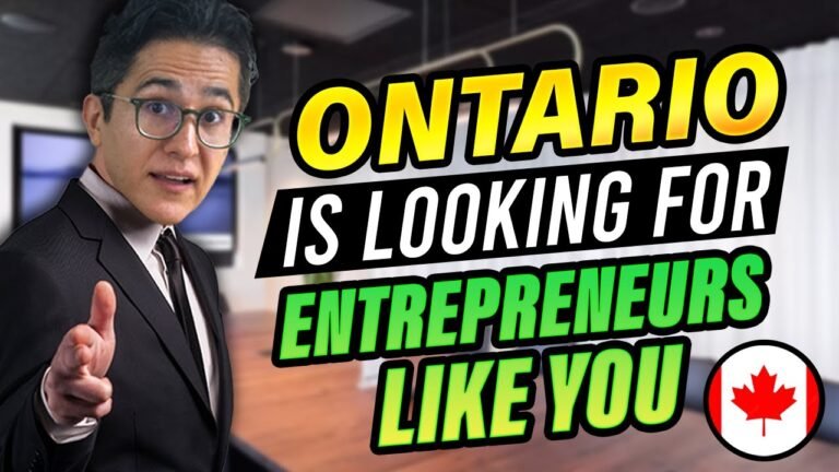 Canada Investor Visa – NEW Ontario Entrepreneur PILOT – OINP Entrepreneur Stream