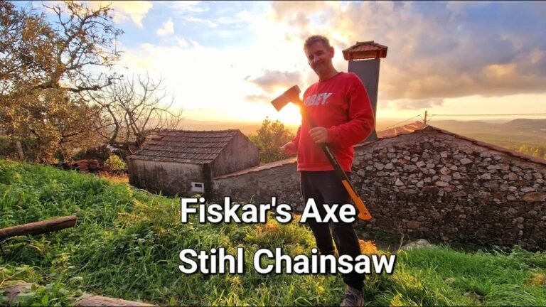 Chainsaws, Axes and Cakes on a mountain in Portugal 🇵🇹