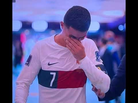 Cristiano Ronaldo In Tear After Defeat Against Morroco | Portugal Vs Morocco | Ronaldo Heart Break