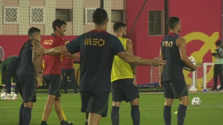 Cristiano Ronaldo leads Portugal training ahead of last-16 match vs Switzerland｜Qatar 2022 World Cup