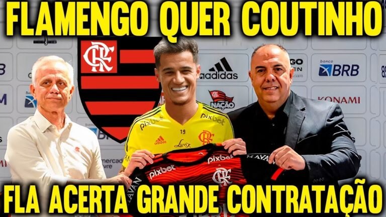 FLAMENGO QUER PHILLIPPE COUTINHO QUE ESTÁ FORA DO ASTON VILLA    / FLA ACERTA UMA GRANDE CONTRATAÇÃO