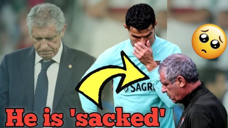 Fernando Santos SACKED as Portugal manager because of this