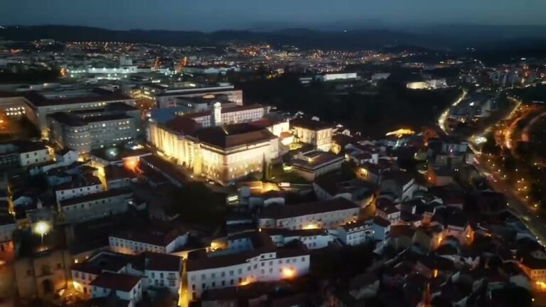 Fotografia aérea de Coimbra, Portugal. Aerial photography of Coimbra, Portugal.28/11/2022