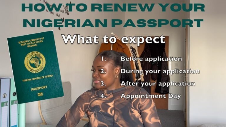 How To Renew Your Nigerian Passport In The UK