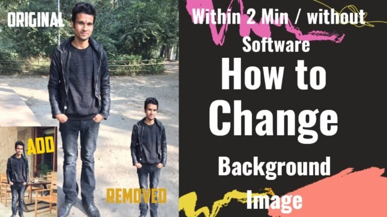 How to Change Background Image | how to make logo | how to make passport size photo | Saroj Dulal |