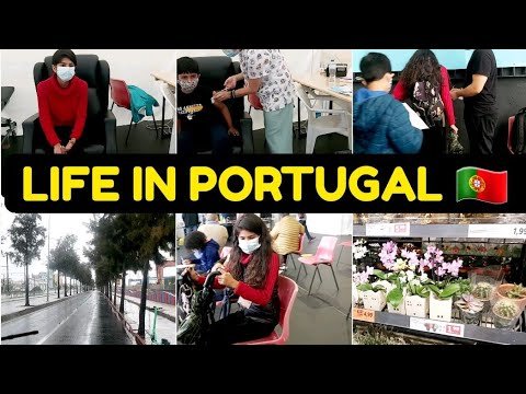 Kids COVID Vaccine in portugal 🇵🇹 | Shopping Portugal | pakistani mom vlogs#fyp #vlog