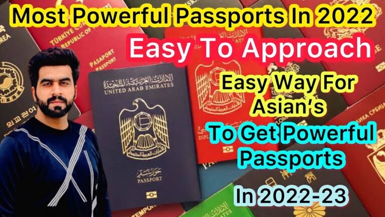 Most Powerful Passports Jo Ap Log Easy Approach Kar Saken Detailed Video