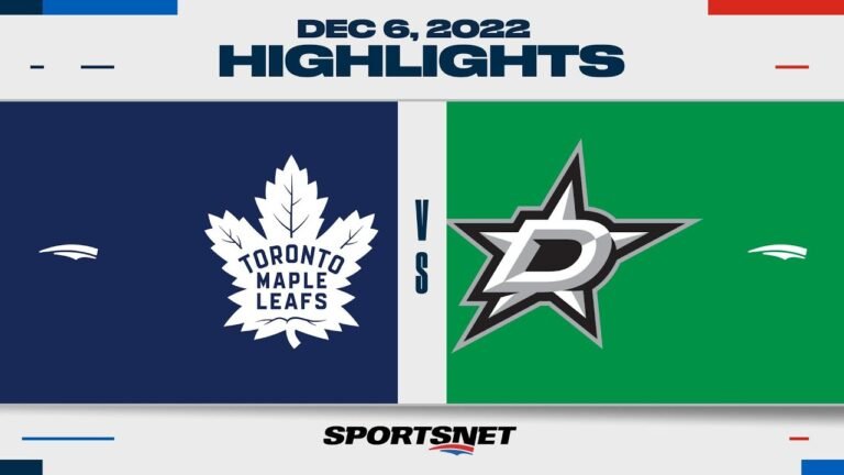 NHL Highlights | Maple Leafs vs. Stars – December 6, 2022