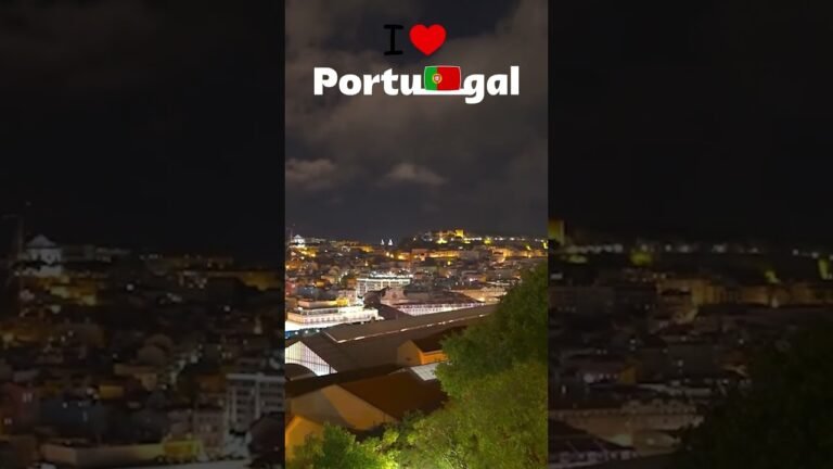 Portugal Nigh beauty – Lisbon Portugal | Just love it ❤👍 #shots #viral #portugal