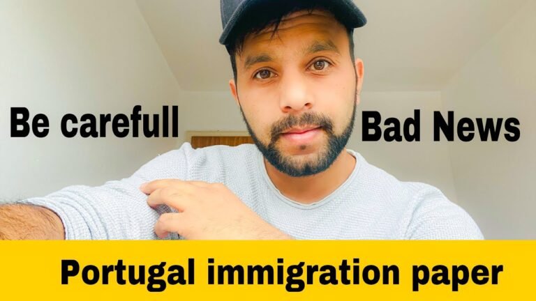 Portugal immigration paper bad news 2023 rules change card renew karny me masla ban raha ha