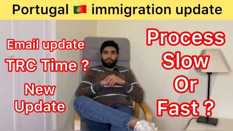 Portugal 🇵🇹 immigration update | Email update, TRC Time New Update