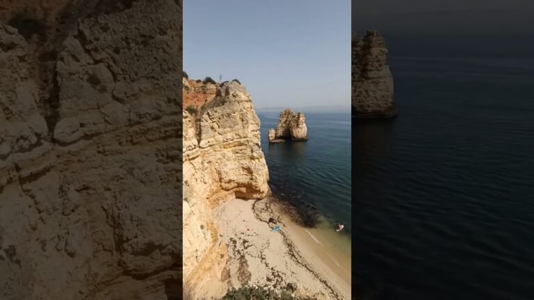 Praia da Balanca #travelvlogs #4k #beach #explore #views #algarve #portugal #sea #lagos