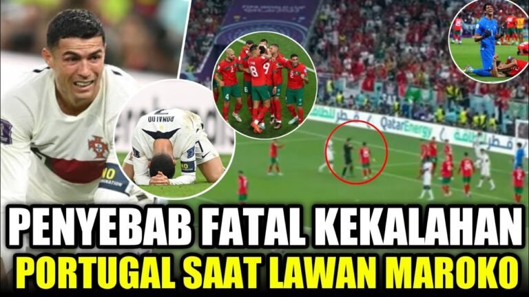 RONALDO TIDAK BERHENTI MENANGIS ❗ Inilah Penyebab kekalahan Portugal vs Maroko || gak nyangka