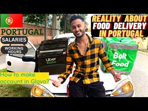 Reality About Food Delivery job in Portugal | Portugal Monthly Salary For Indian Pakistani हिंदी में