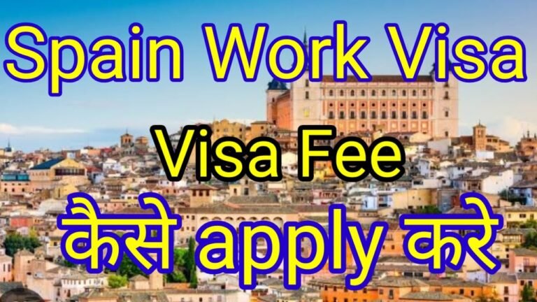 Spain 🇪🇸 work visa process 2023/ How to apply Spain work visa and fee