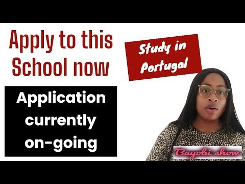 Study in Portugal | Application in this School | Apply to this University #Bayobishow