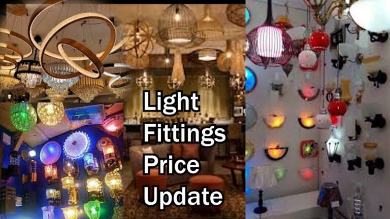 The Actual Price Of Light Fittings, Chandelier, Bulbs, Bedroom Lamps, Torch Light, Wall Light In Edo