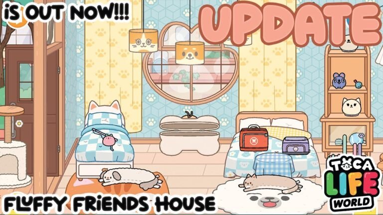 Toca Boca Update New Home Designer Fluffy Friends House Life World! Atualização Casa Amigos Peludos