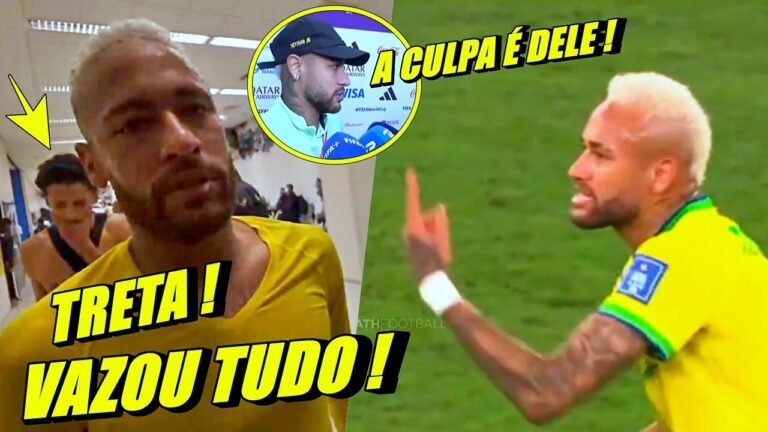 VAZA FALA DE NEYMAR DOS BASTIDORES DO JOGO ! REAÇÃO A PARTIDA E POSTAGEM APÓS A DERROTA !!