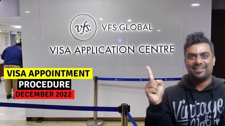 VFS Global Visa Appointment Complete Process Step by Step || December 2022 || Appointment for VFS