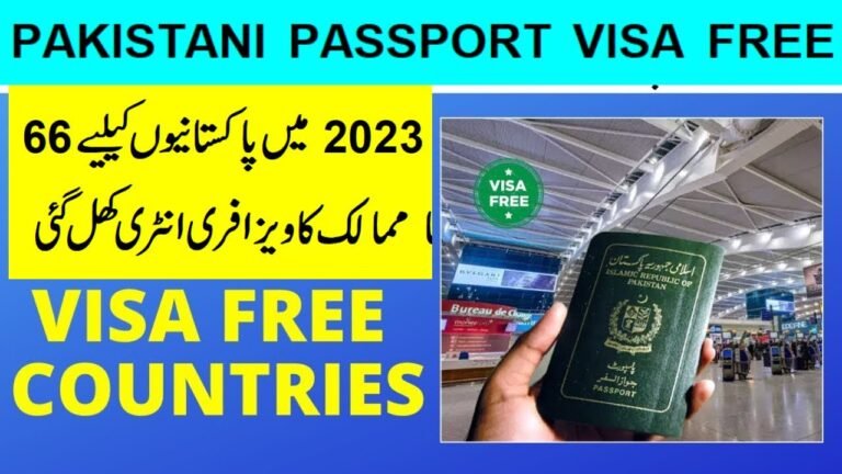 Visa Free Countries for Pakistani Passport 2023 | Free Visas for Pakistanis | Passports Rank 2023.